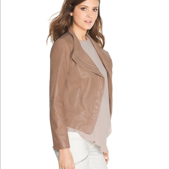 WHBM / Genuine Leather Jacket - Picture 2 of 8